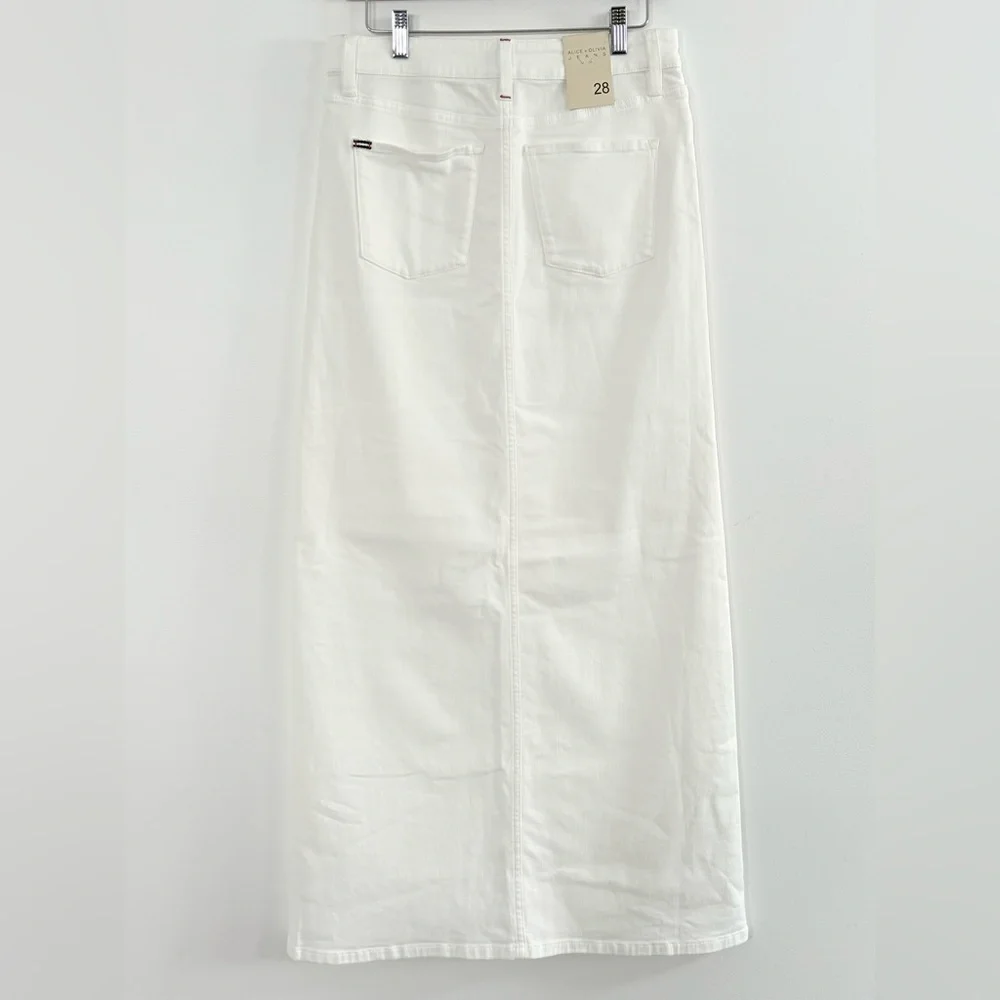 Alice + Olivia Womens Rye Maxi Skirt Size 28 $350